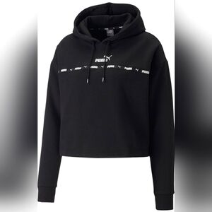 PUMA cropped fleece hoodie Size Large